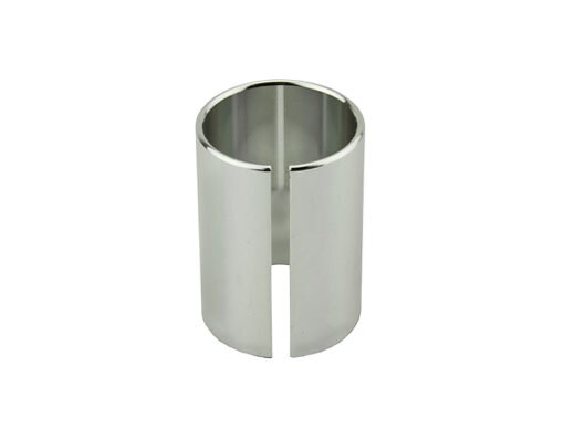 ORIGINAL! AHEAD STEM SHIM 25.4MM TO 28.6MM 40MM LONG IN SILVER. BIKE PARTS.