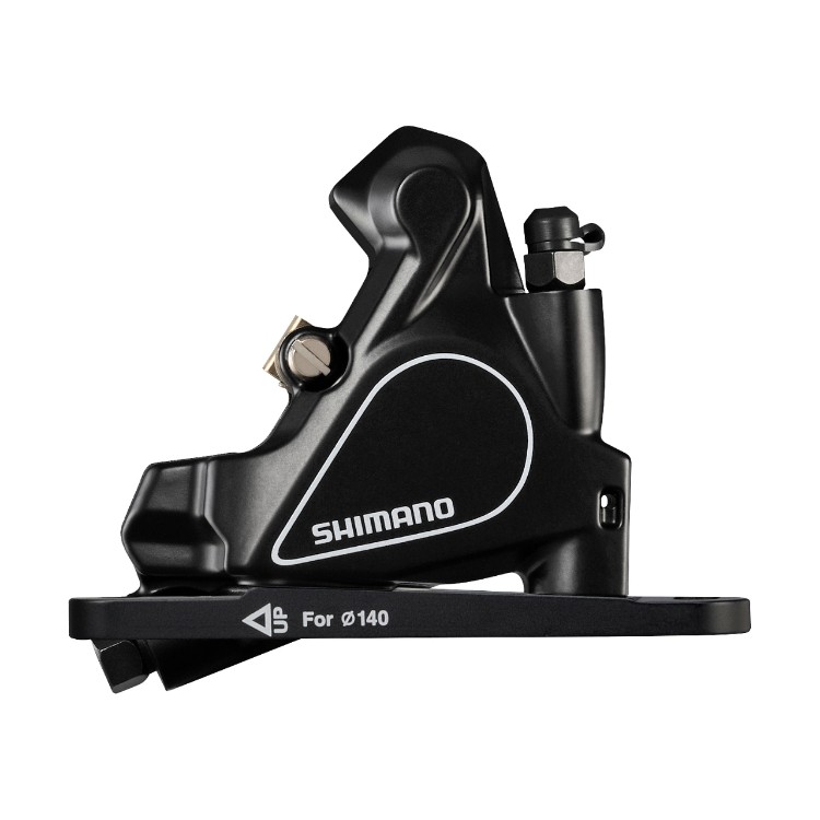 Shimano BR-RS405 Hydraulic Disc Brake Caliper Resin Pads Dark Gray Flat Mount