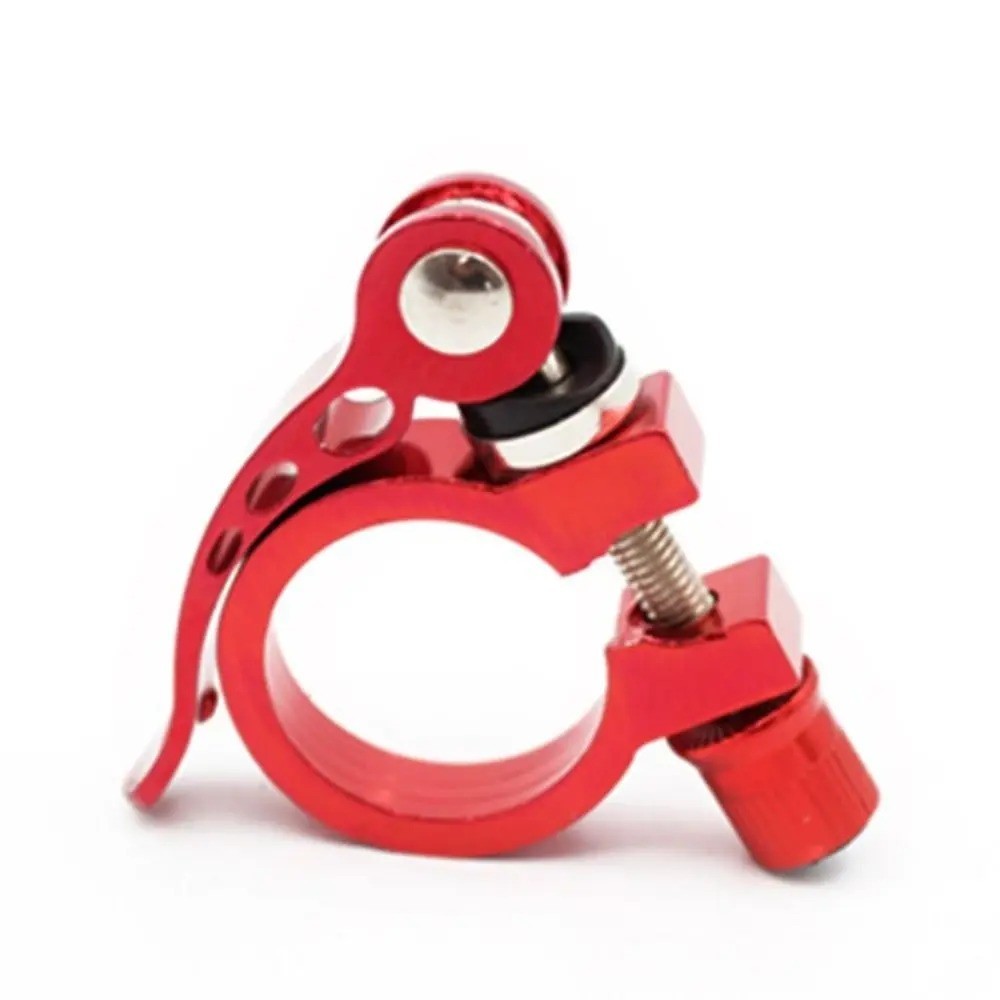 Bike Seatpost Clamp MTB Quick Release Seat Post Collar Aluminium Alloy 28.6 34.9