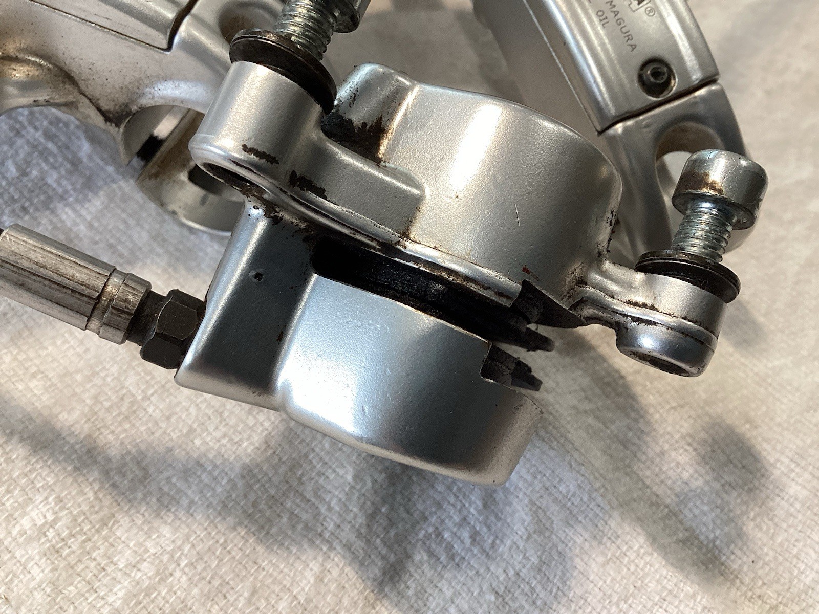 Magura Marta SL Hydraulic Disc Brake Front And Rear Set Lever Silver Carbon