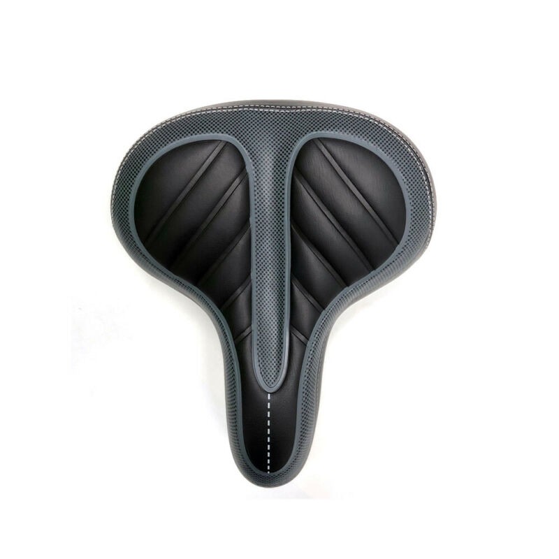 Comfort Wide Bike Seat Big Bum Cushion Soft Pad Mountain Road Bicycle Gel Saddle