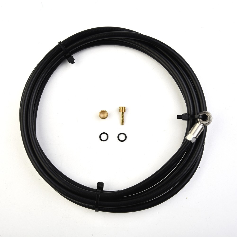 2m Fit Magura-Mt4/mt5/mt6/mt7/mt8 & Mt Trail Rubber Black Bike Brake Hose Set