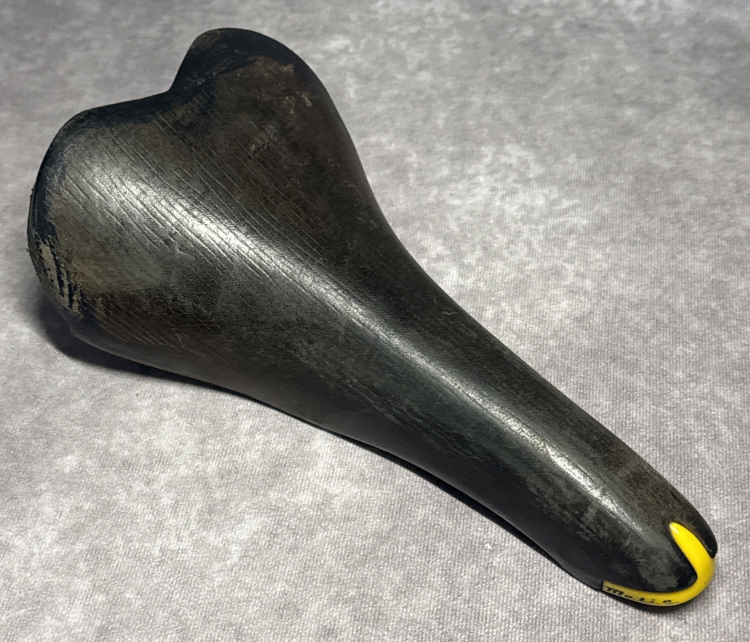 Vintage Selle Italia Turbo Matic Yellow Saddle Turbomatic 1990s Italy