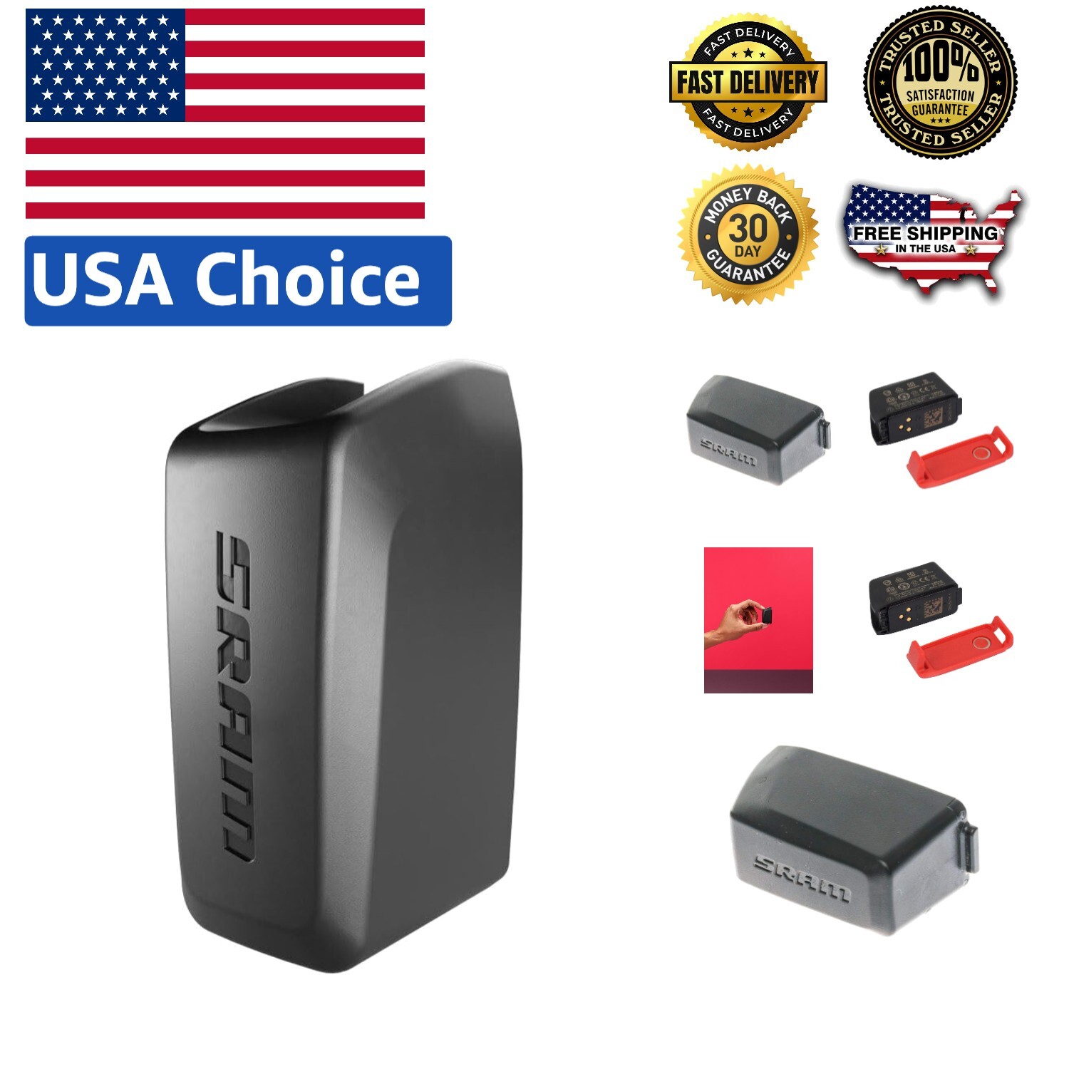Lightweight eTap AXS Battery – Eco-Friendly 12V Rechargeable Alkaline Power
