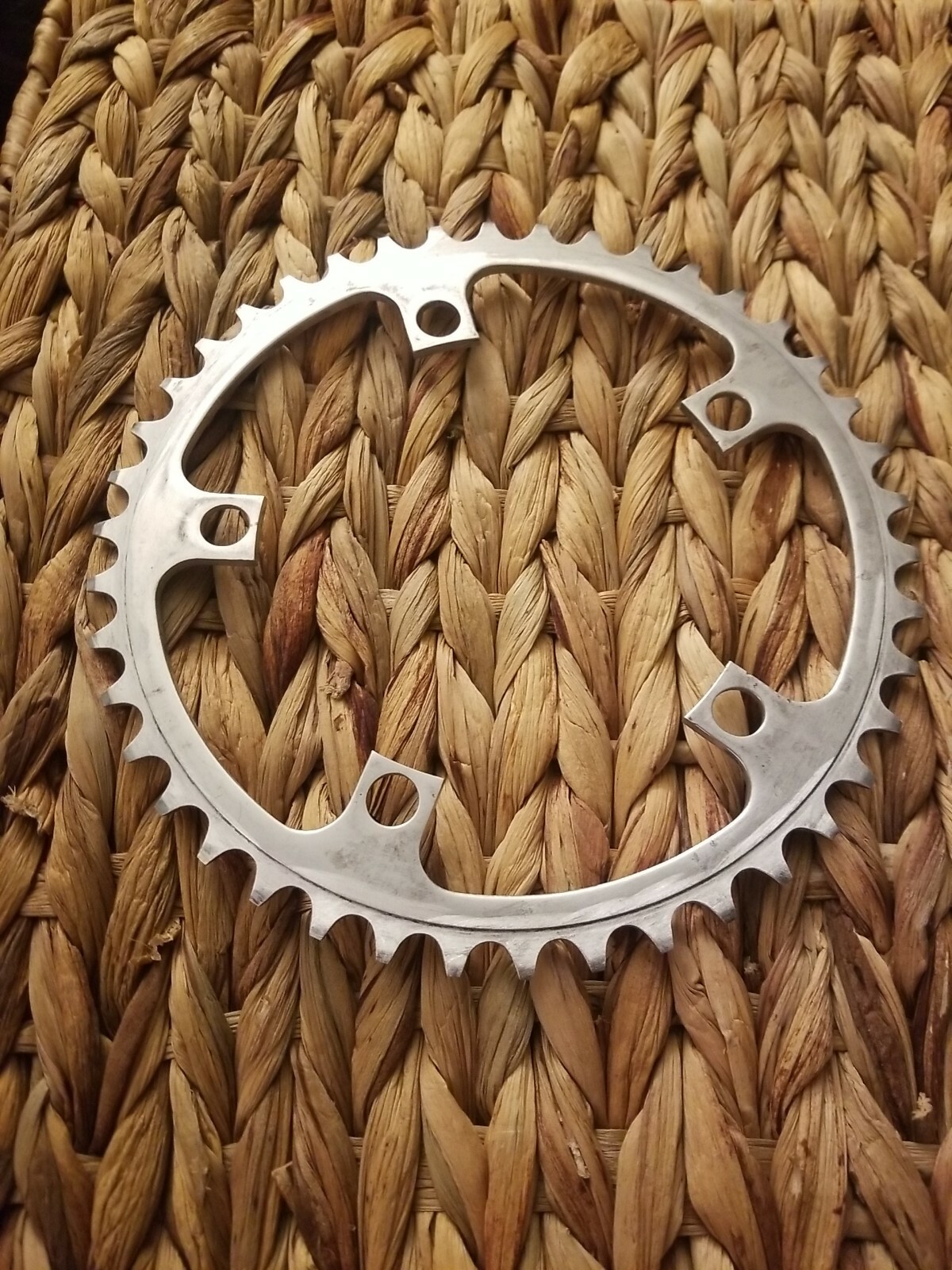 [W] Vintage Zeus Road Chainring 42t x 119mm BCD Silver