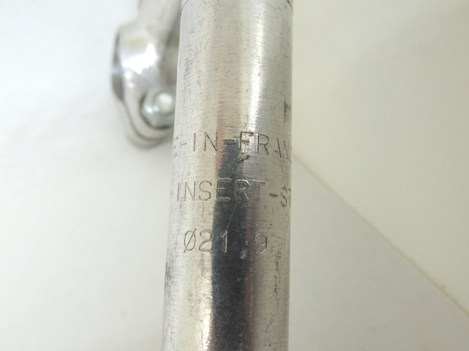 Vintage Belleri bicycle gooseneck quill stem 21.9mm x 90mm (NOS) Made in France