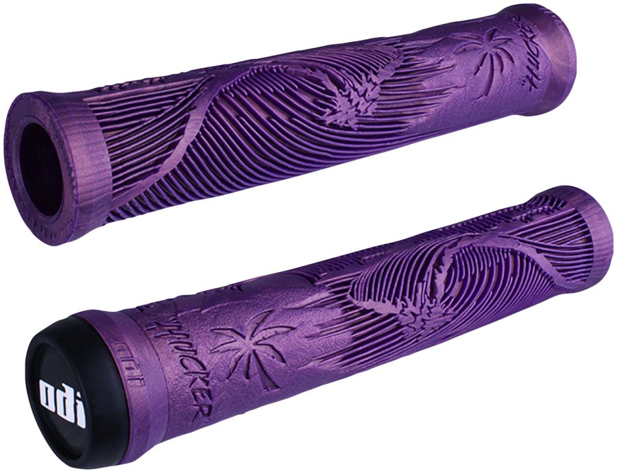 Hucker Grips – ODI Hucker Grips – Iridescent Purple, Flangeless – Grip