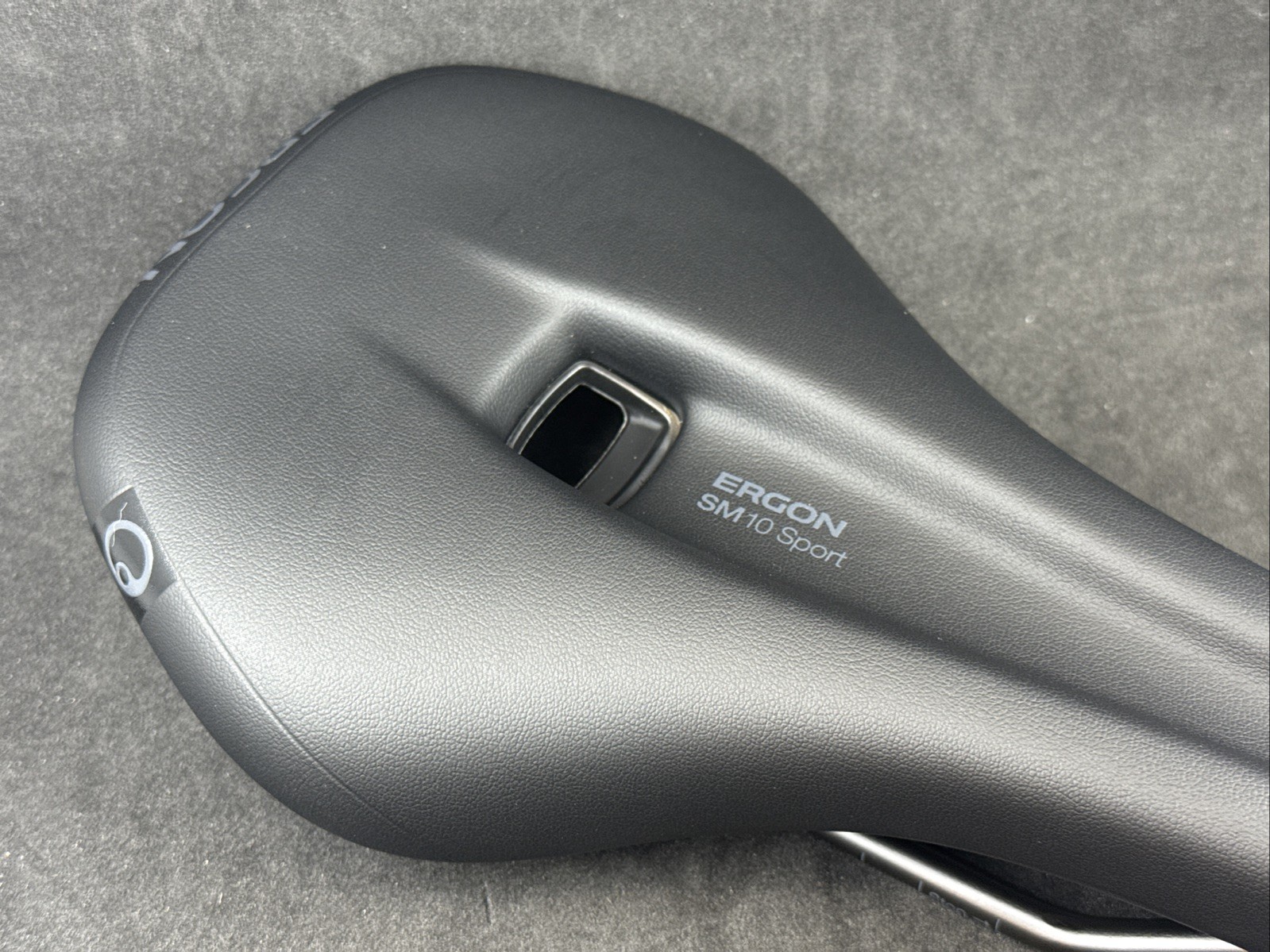 ERGON SM 10 Sport Stealth Gravel Saddle CroMo Rail Black 270mm x 140mm MSRP $99