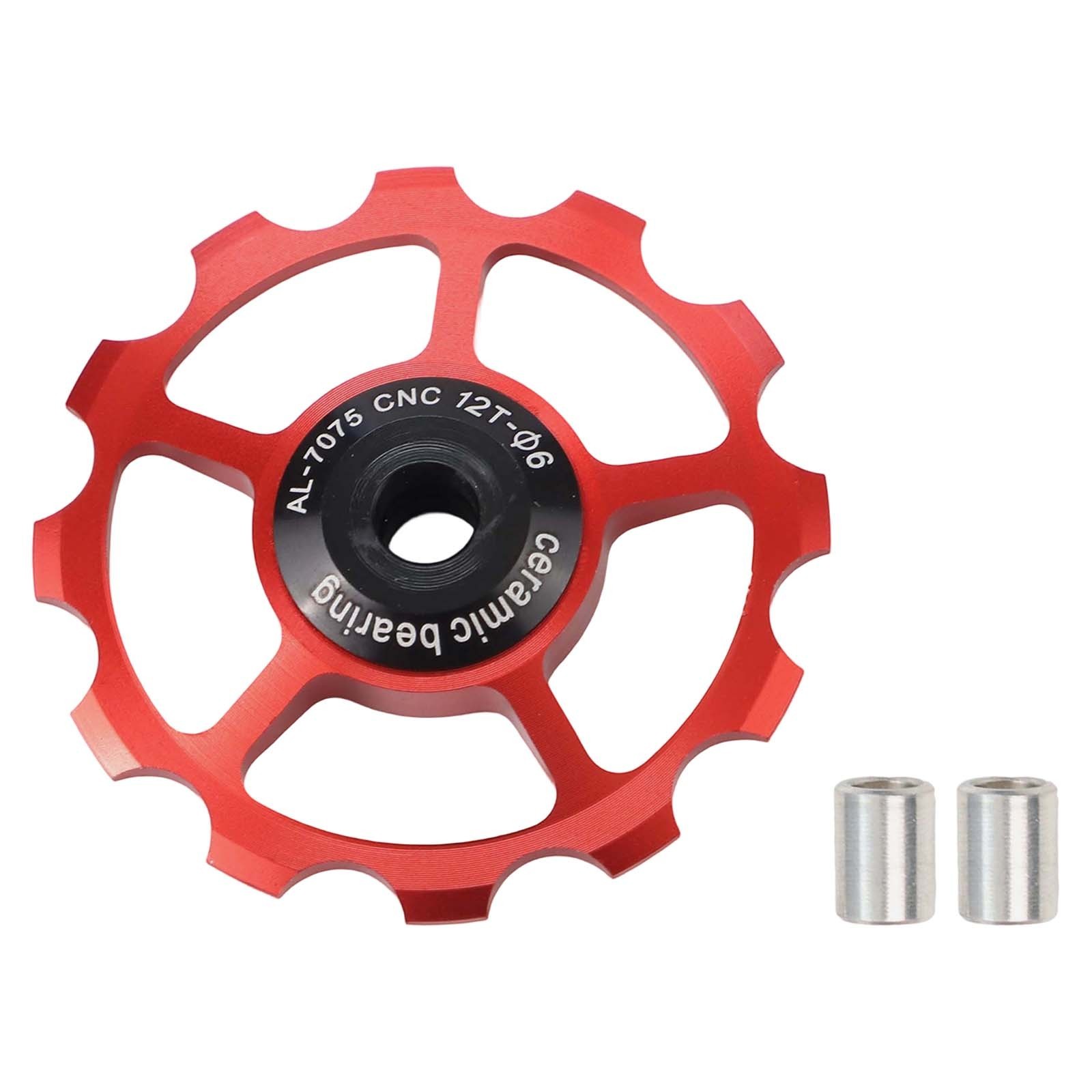 1x 17T Wheel MTB Ceramic Bearing Pulley Replacement Rear Derailleur New