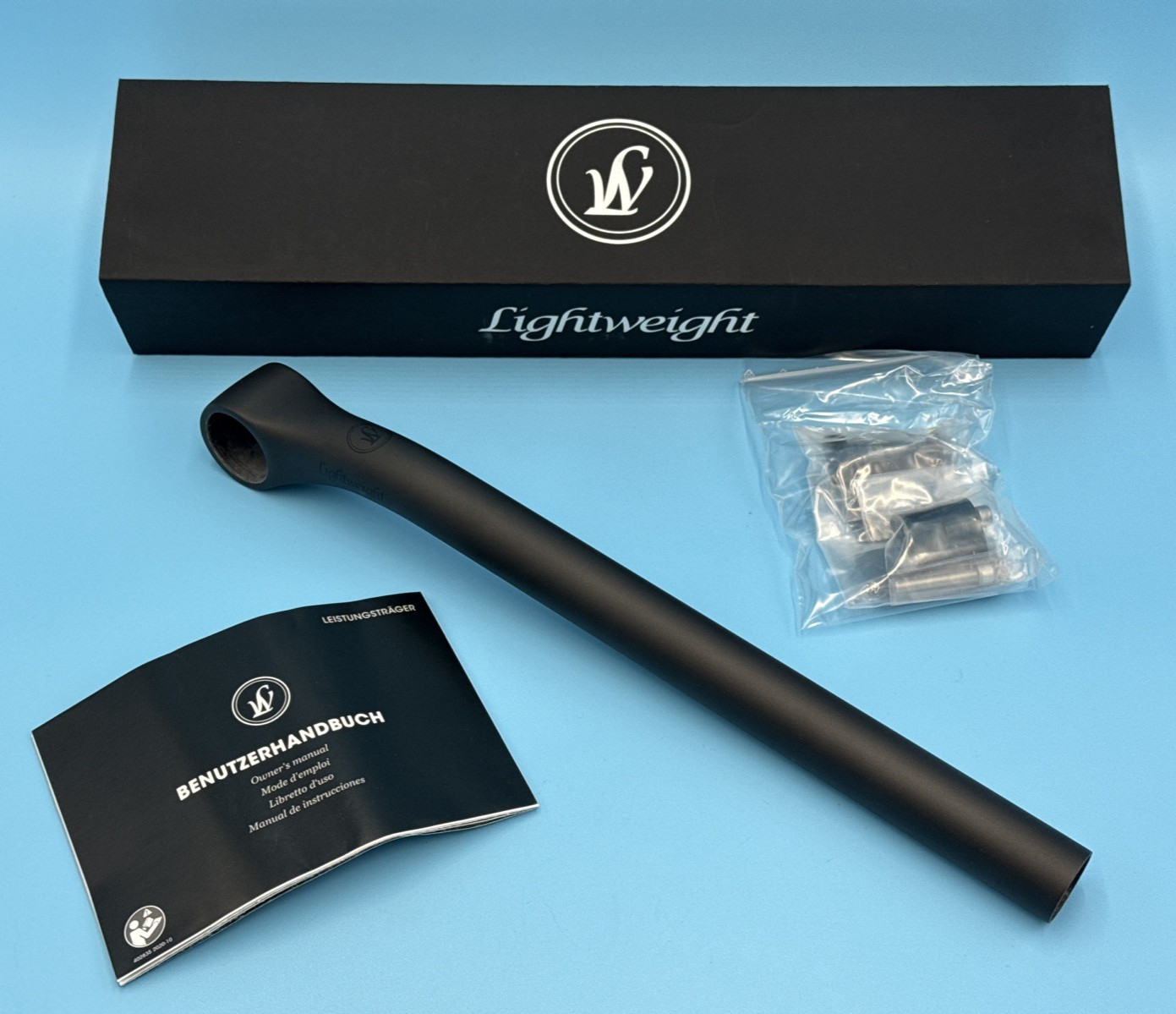 Lightweight GERMANY Leistungsträger Schwarz ED 27.2mm Carbon Seatpost 350mm