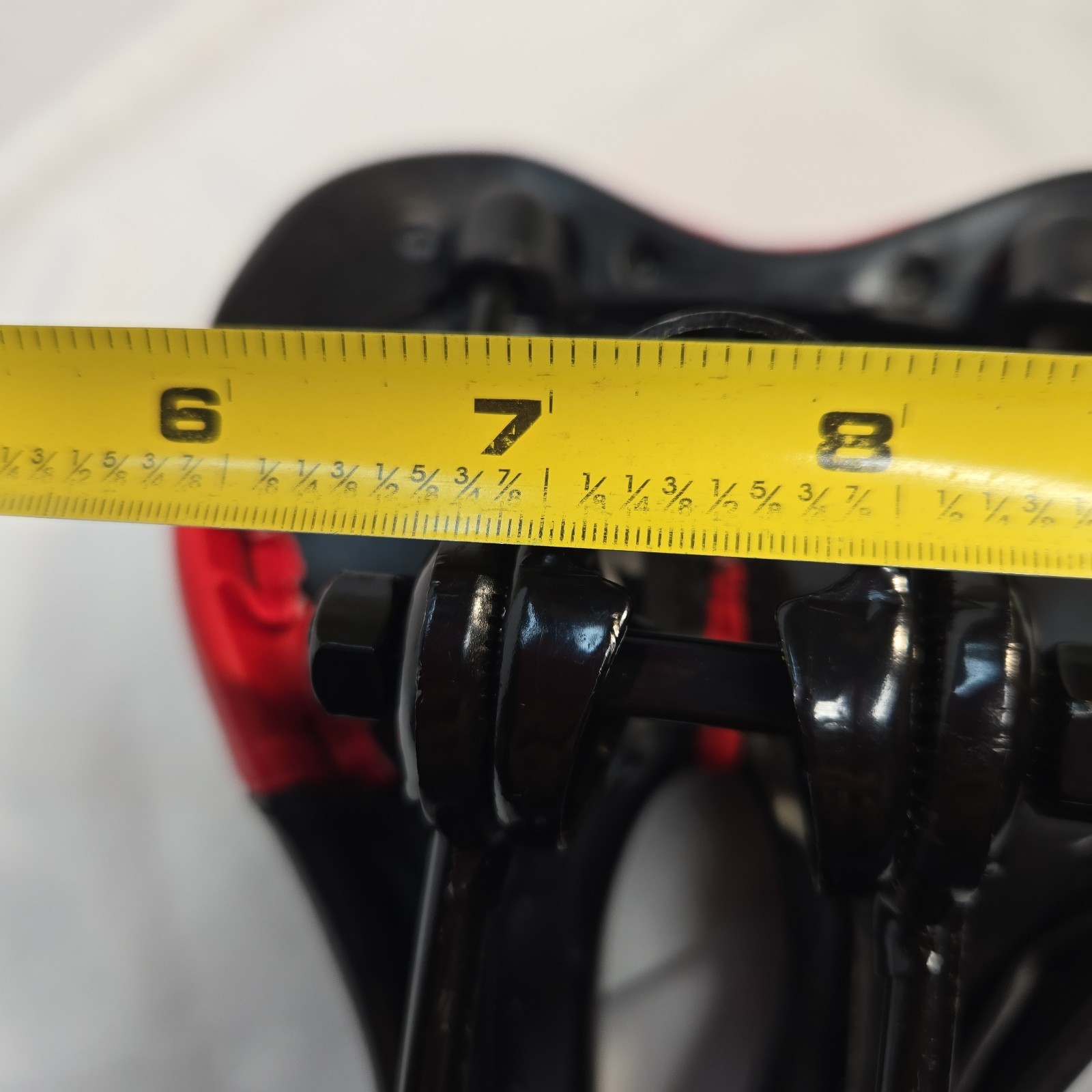 Bike Saddle , Terry TFI Liberator STYLE, Red/Black Leather, Perfect for Touring