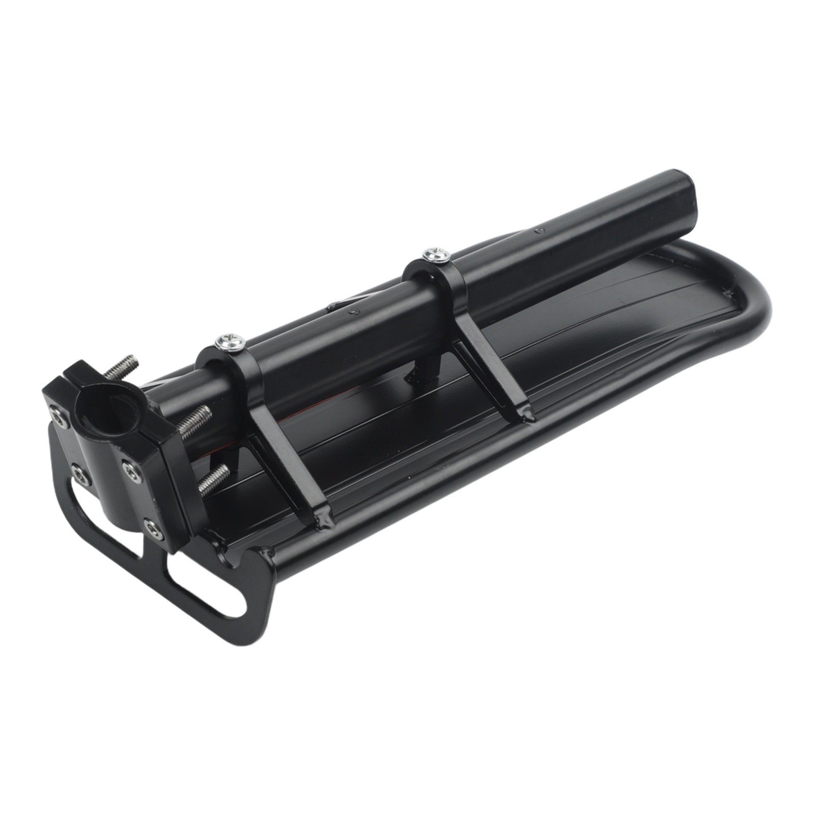 Lightweight Aluminum Rear Bike Pannier Rack with Quick Release Screw Mount