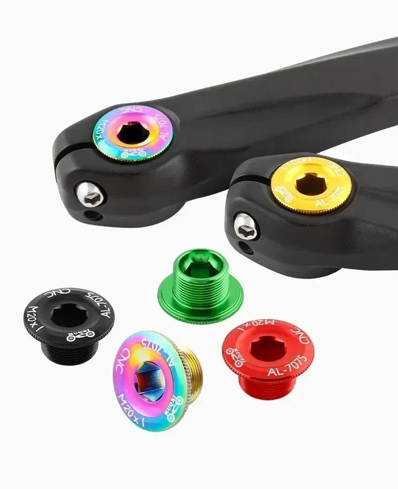 NEW M20 Bike Crank Cover Cap Aluminum MTB Road Crankset Screw Dust Cap