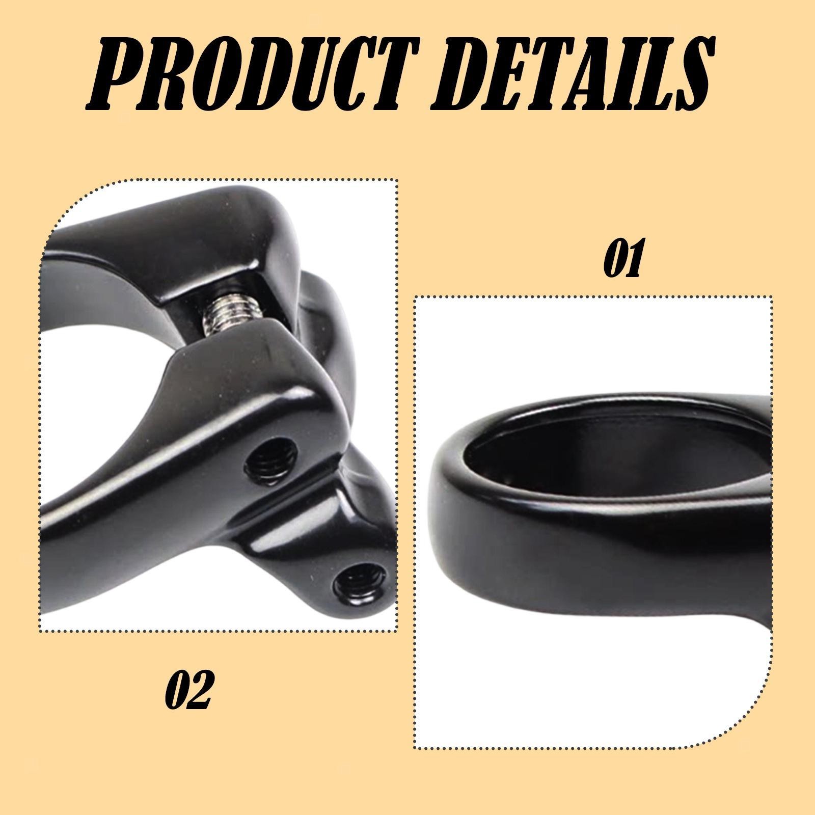Bicycle Rear Rack Mount Adapter Lightweight Professional Aluminum Alloy