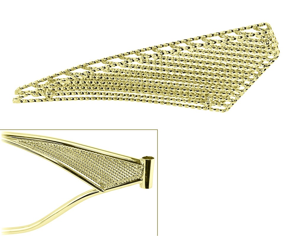 Bike 26 Twisted Frame Top-Insert Gold.