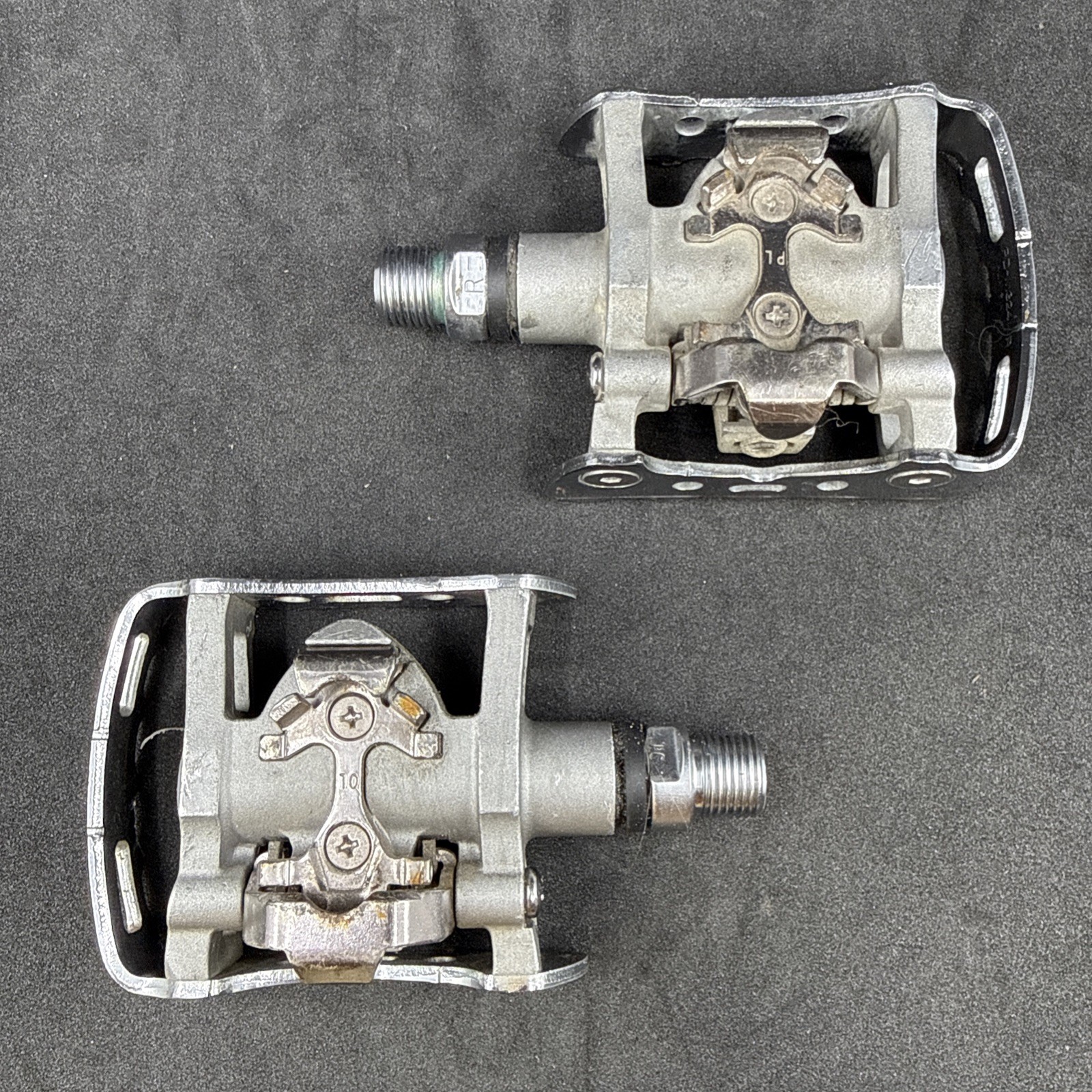 Shimano PD-M324 SPD Dual Platform Campus Pedals Silver EXCELLENT CONDITION
