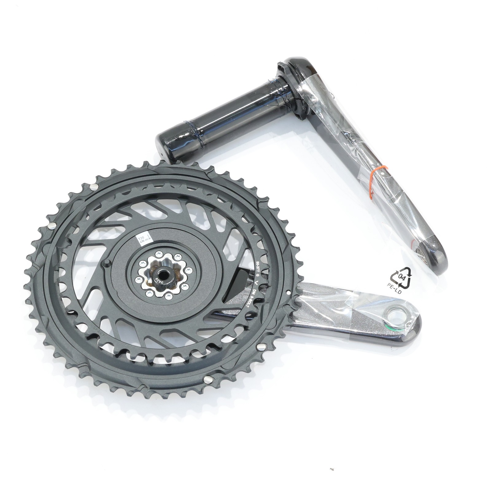 SRAM Force AXS Crankset 12-Speed 175mm 48/35T Black/Chrome