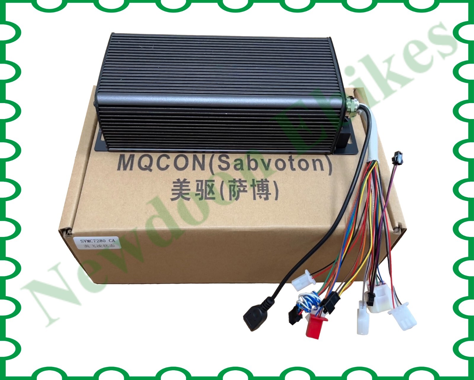 Sabvoton 72V 150A CA controller+half twist throttle with voltage display kit