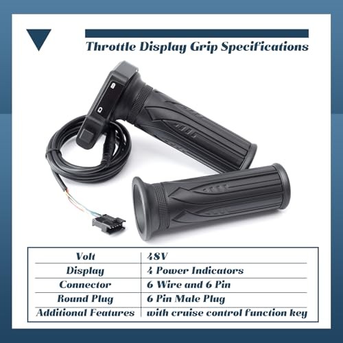48V Throttle Grip Replacement for Jetson Haze Folding EBike for DYU Y16