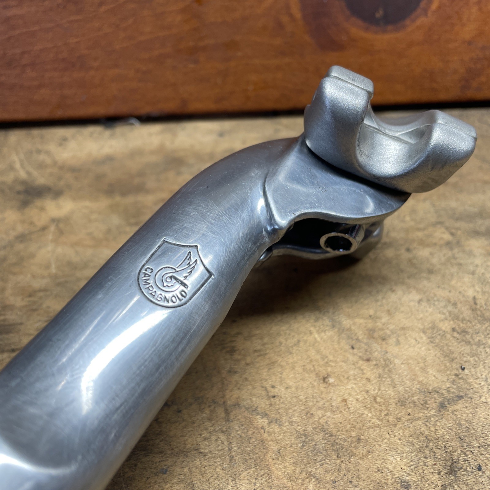 Vintage CAMPAGNOLO C-Record Aero Seatpost 26.8mm x 200mm Engraved Logo ITALY!