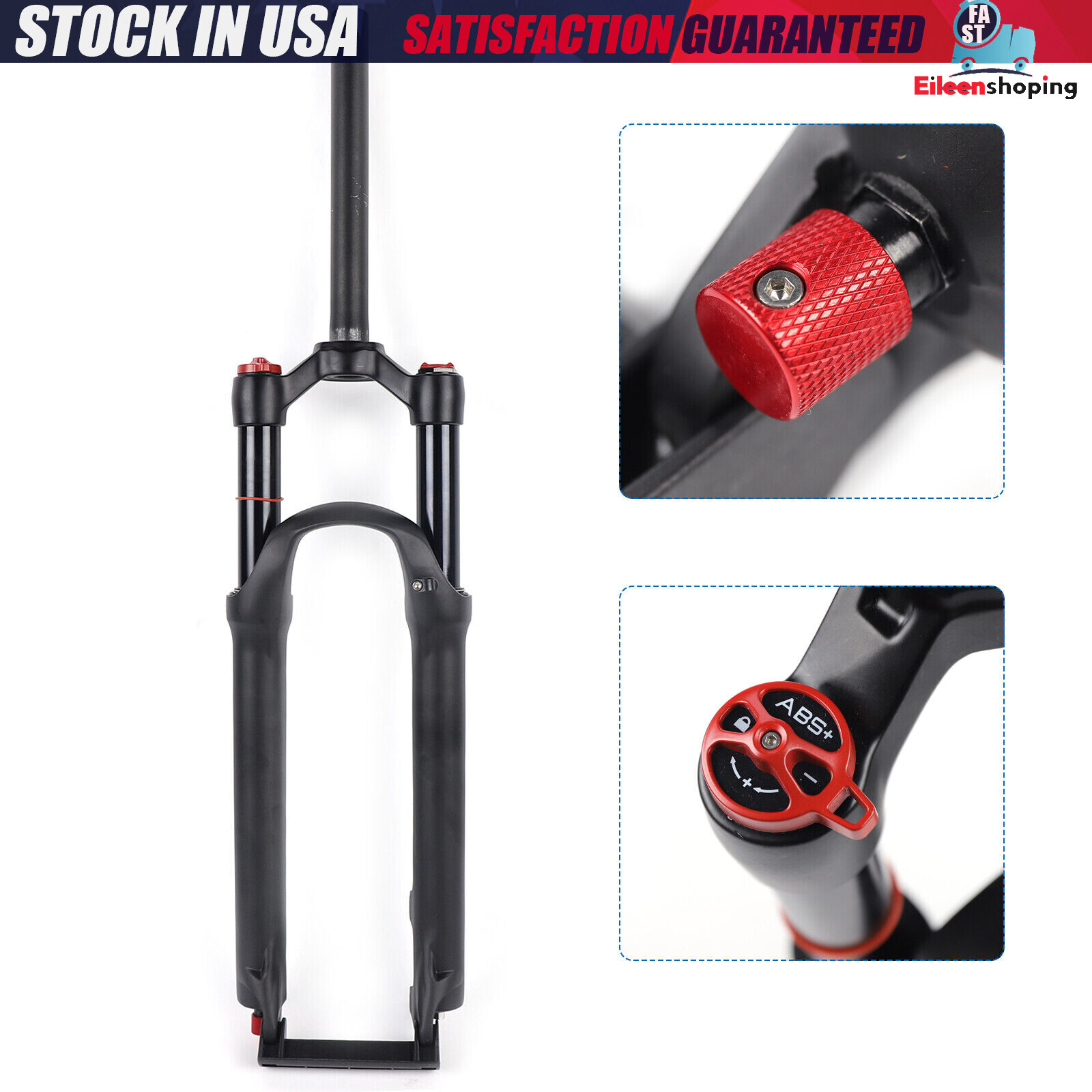 26 Inch Front Forks Shock Absorber Mountain Dirt Pit Bike Bicycle Brake System
