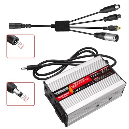 58.8V 4A Li-ion Battery Charger with 5 Plugs Plug Connector Used for 14S 52V