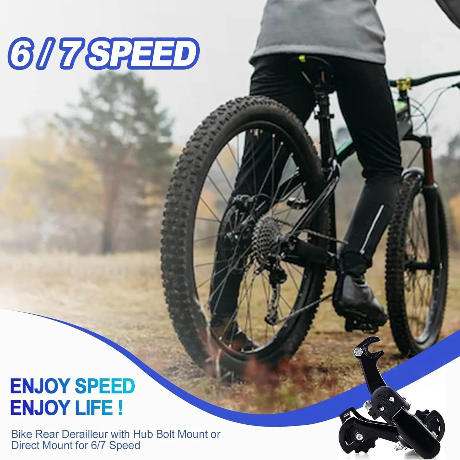 Rear Derailleur RD-TZ31-A 6/7 Speed Direct/Hanger Mount Derailleur for Mountain