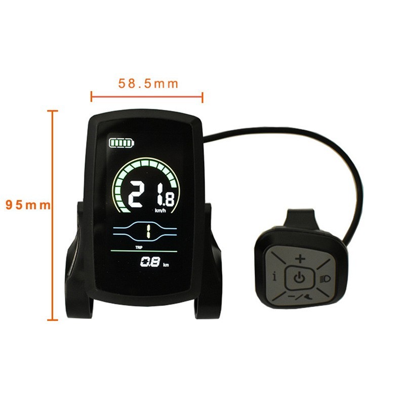 YL80C Display Screen Meter EBike 36V 48V Speed Controller for Engwe Bike Yolin