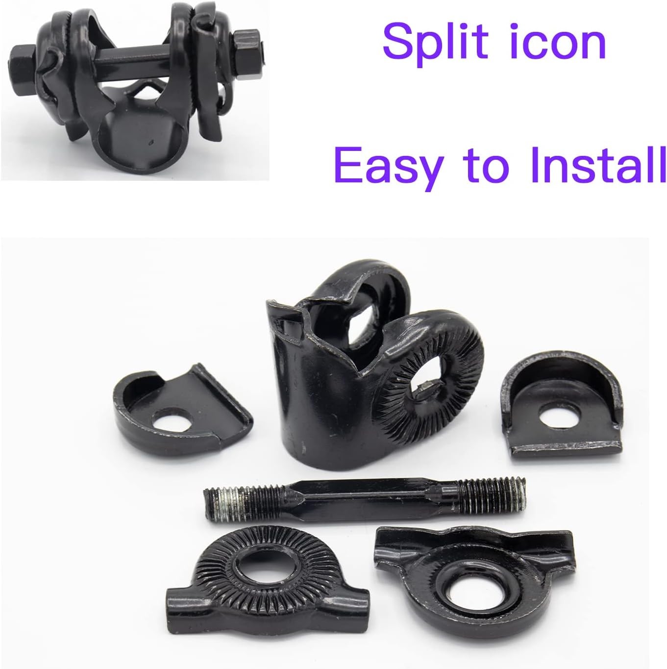 Bicycle Seat Clamp Aluminum Alloy Bike Seat Post Clamps Compatible with Standard