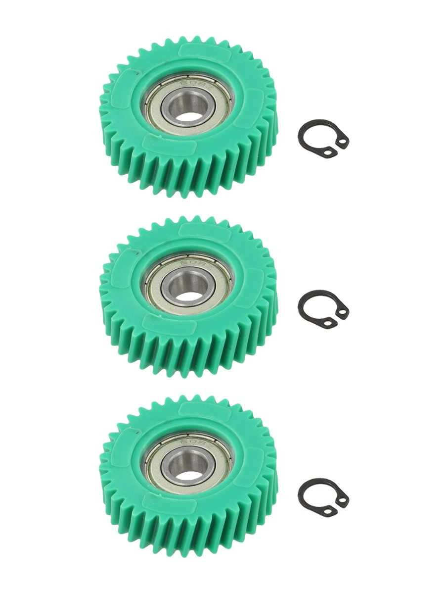 Electric Bike Motor 3PCS 36T Nylon Skew Gear Set 38 5mm with 608 Bearings