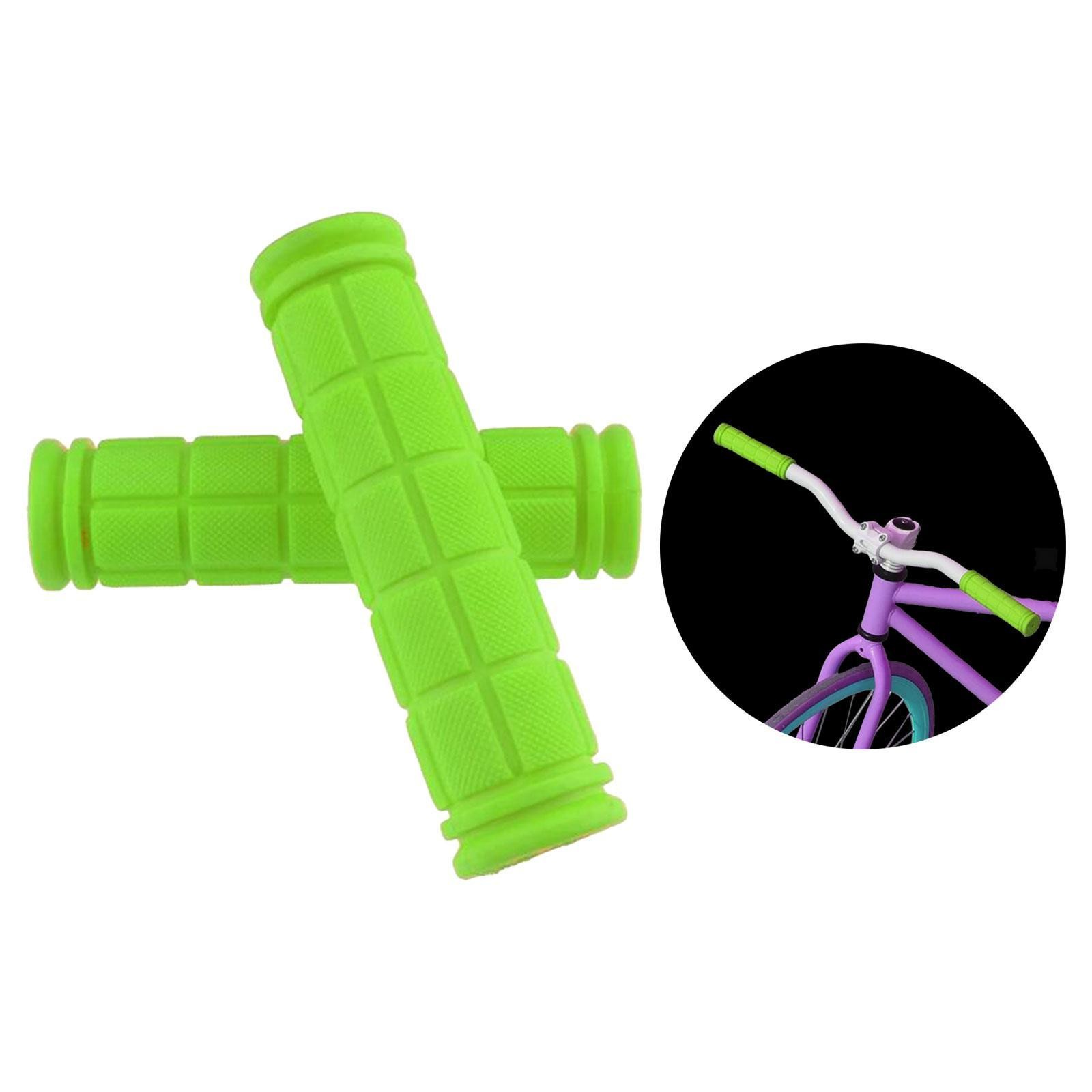 2Pcs Bike Handlebar Grips Cycling Bar Cover Threaded High Performance