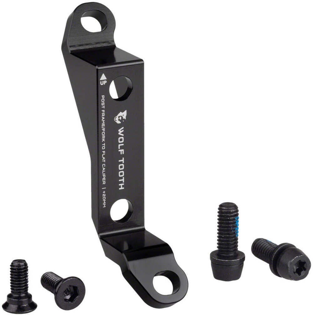WolfTooth Disc Brake Adapter – Post to Flat Mount, +20mm