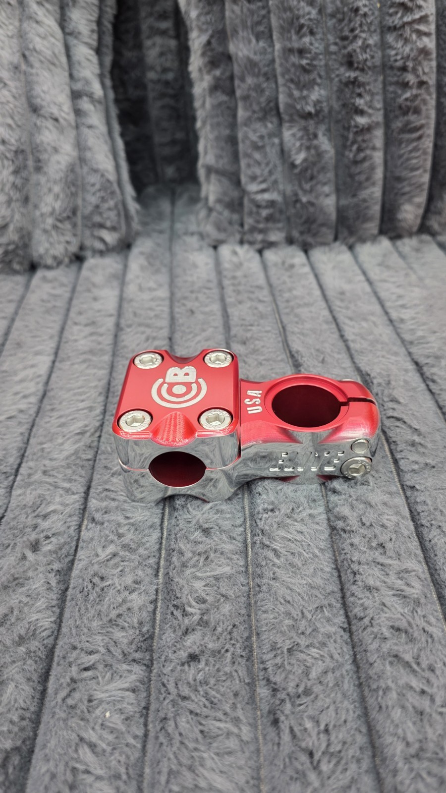 BULLSEYE 🎯 Fully CUSTOM STEM Show POLISHED & Red BMX GT HUTCH Se Bikes haro