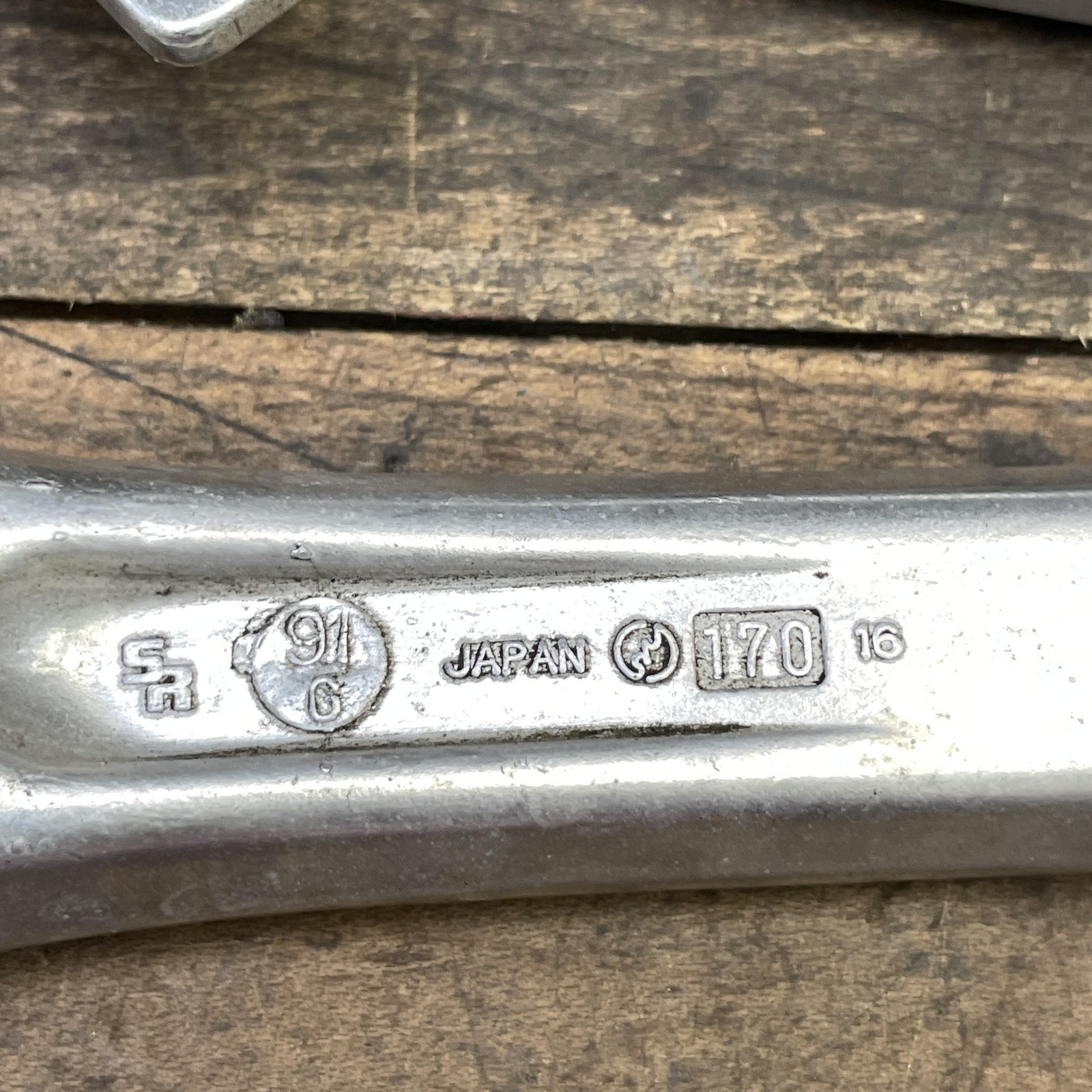 Vintage Suntour XCE Crank Set Triple 170 Mm 110 BCD Square Taper Japan MTB