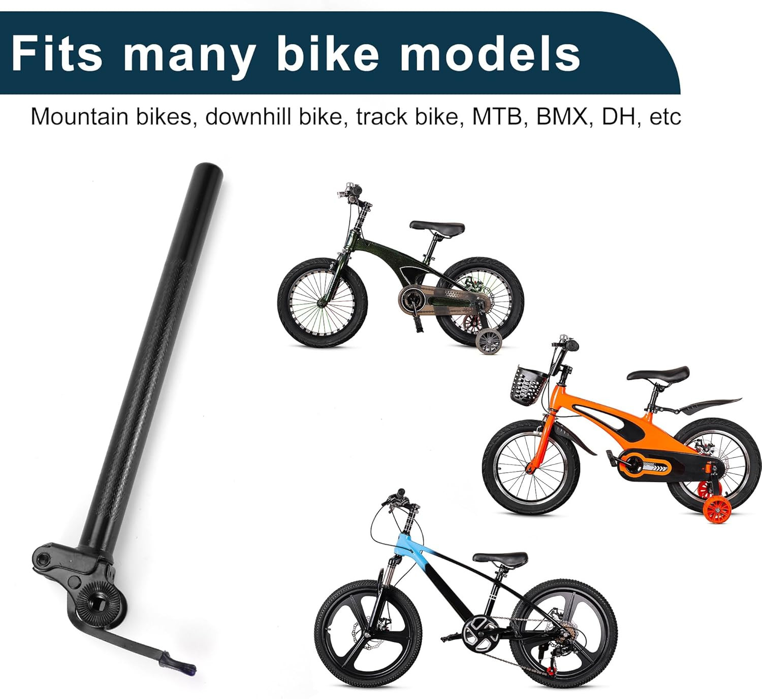 Bike Seat Posts Electric Bicycles Vehicle Battery Anti-Theft Locking Foldable Bi