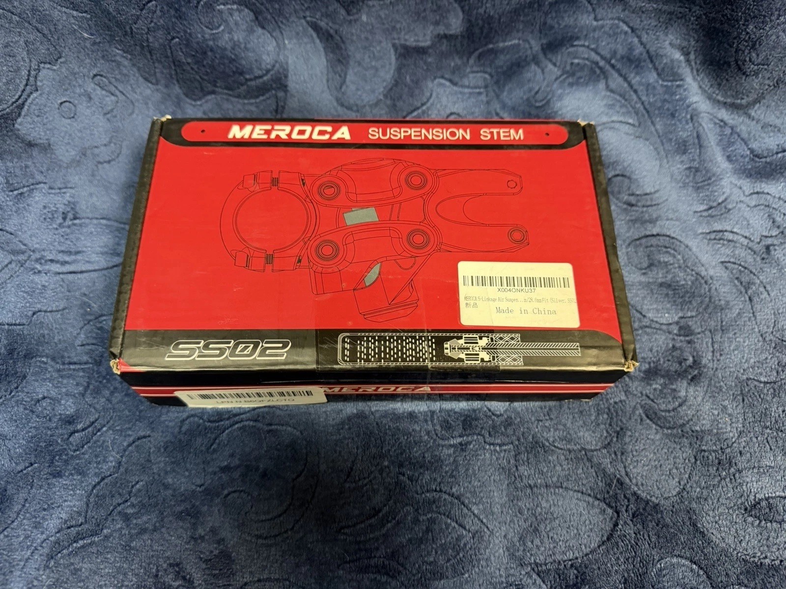 MEROCA SS02 Air Suspension Bike Stem 31.8mm Silver Shock Absorbing Open Box