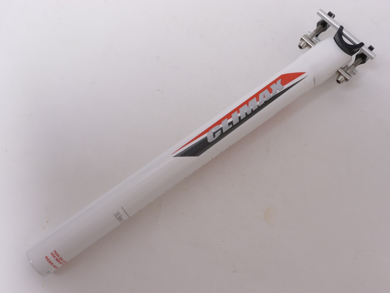 mr-ride 135g,30.9x350mm Climax SP02C 3K gloss carbon Seatpost Road MTB White