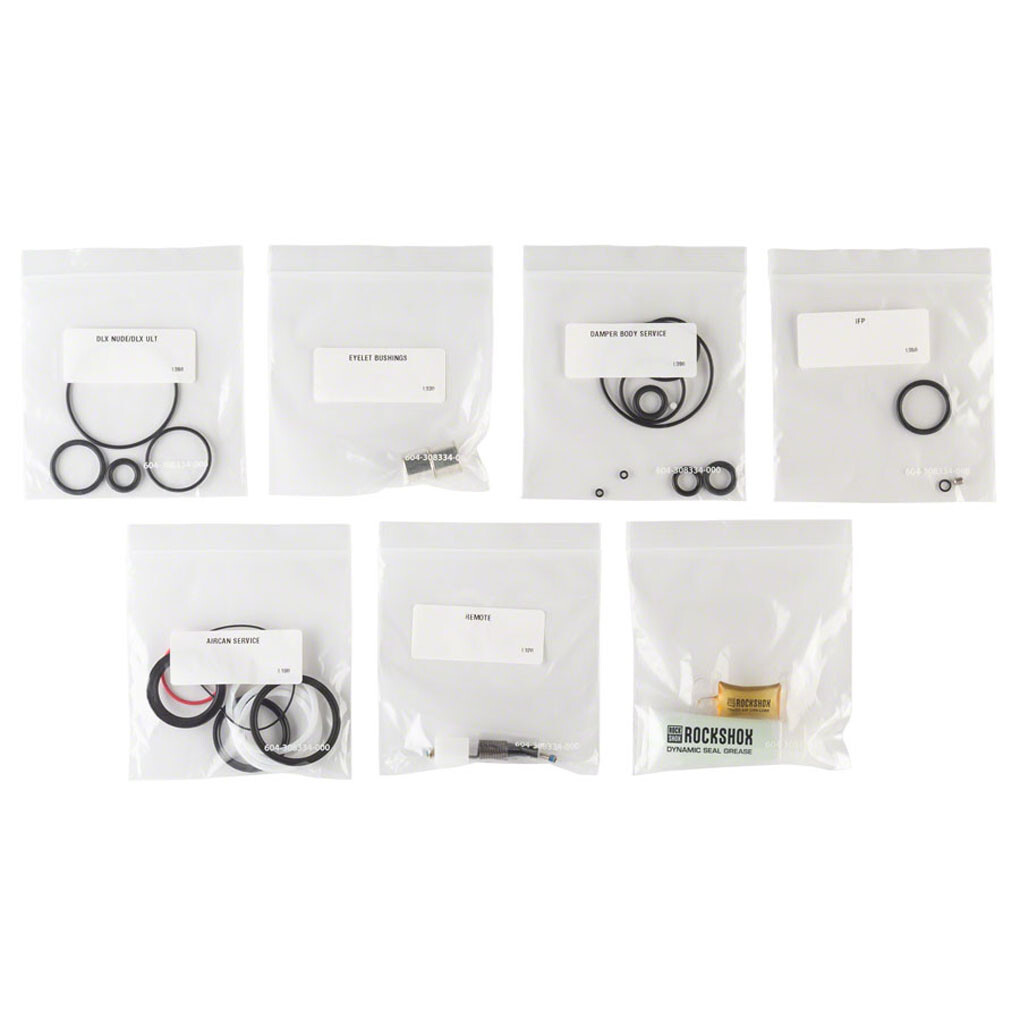 RockShox Rear Shock Service Kit – 200 Hour/1 Year, DELUXE/DELUXE REMOTE A1-B2