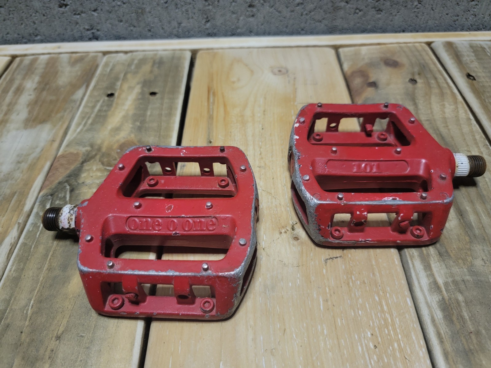 S&M 101 Aluminum Pedals 9/16″ Chromoly Spindle BMX For 3pc Cranks.