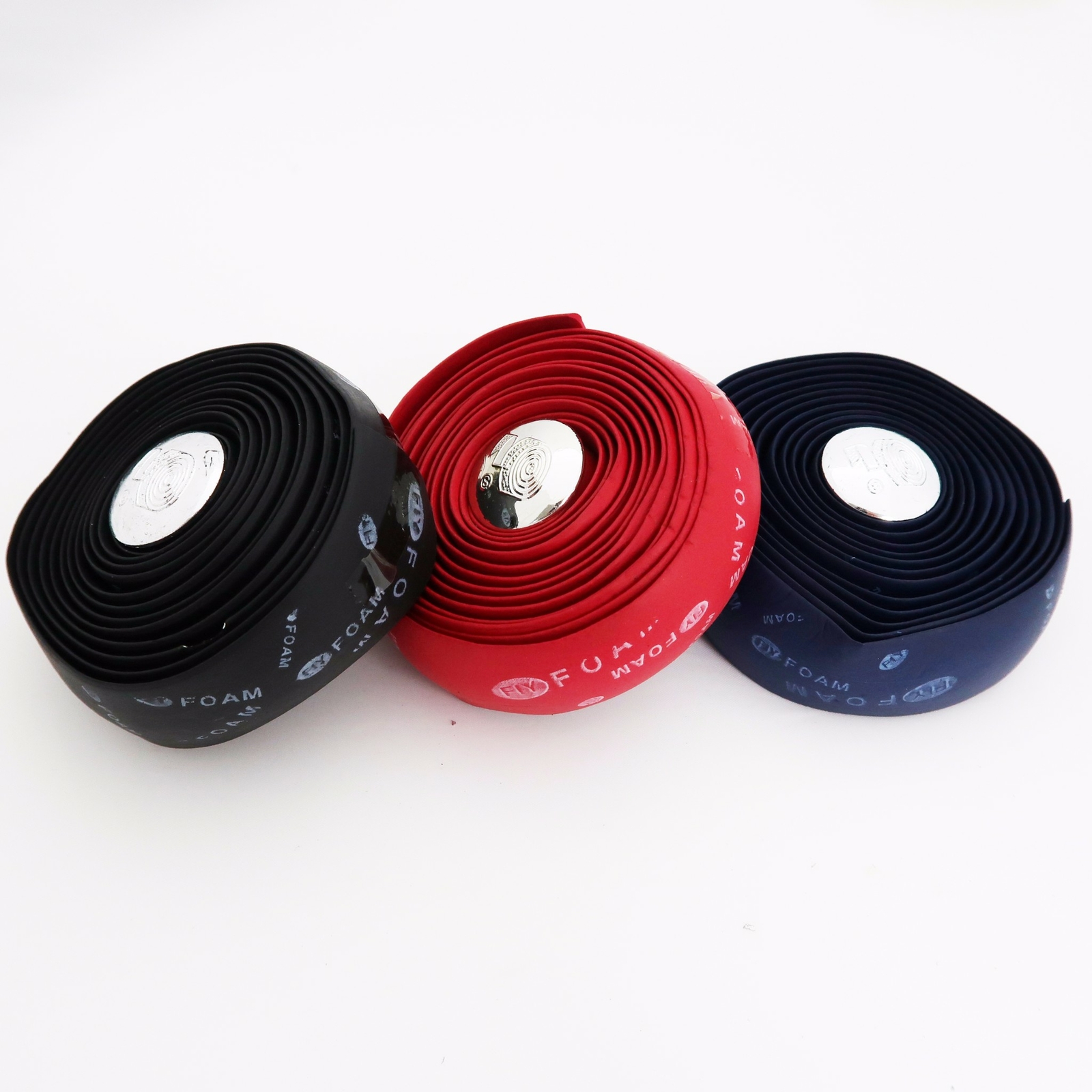 Soft Foam Synthetic Cork Bike Handle Grip Tape Red Black Blue UPick 2PC 4PC