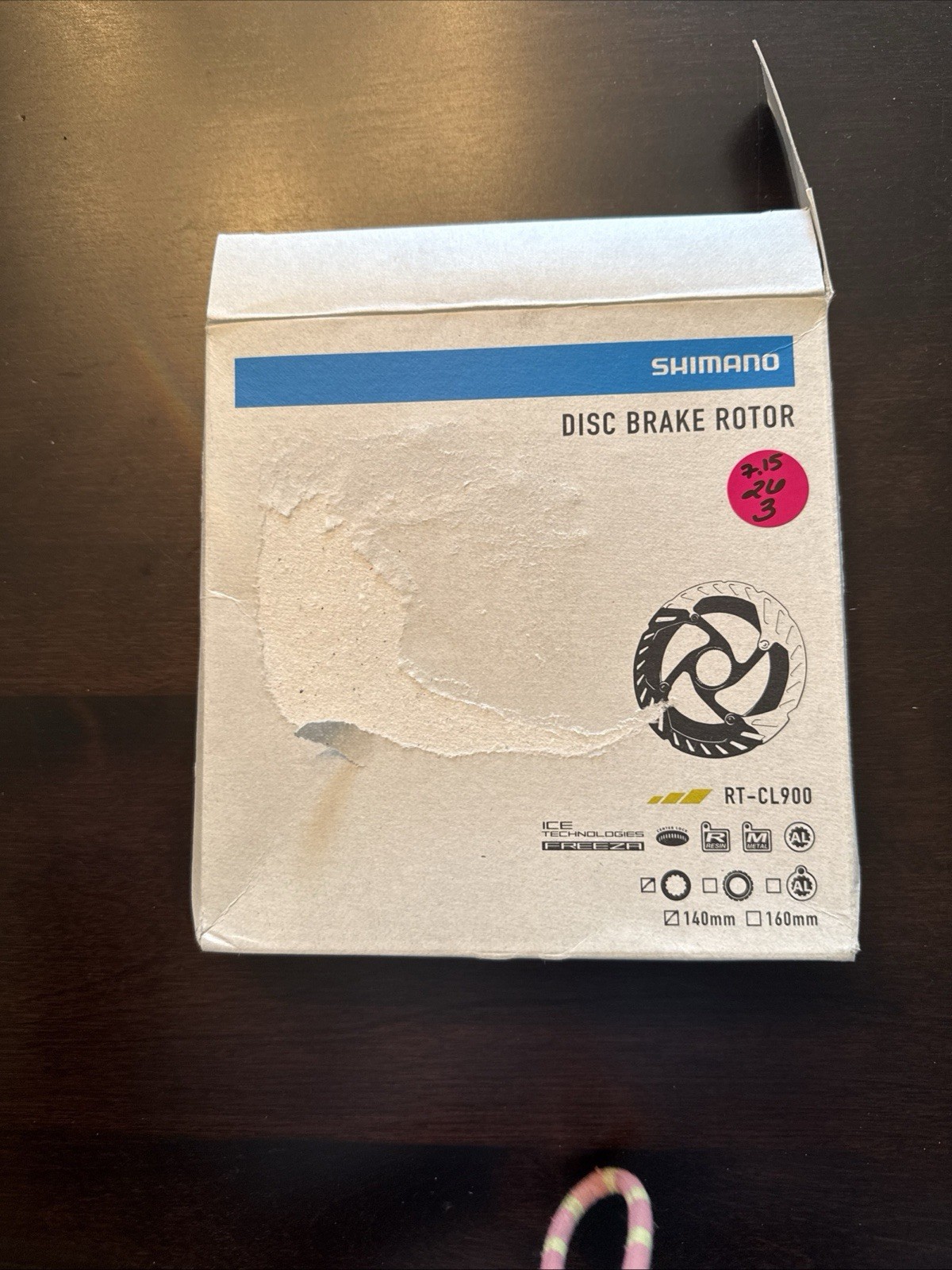 Shimano Disc Brake Rotor RT-CL900 140 mm