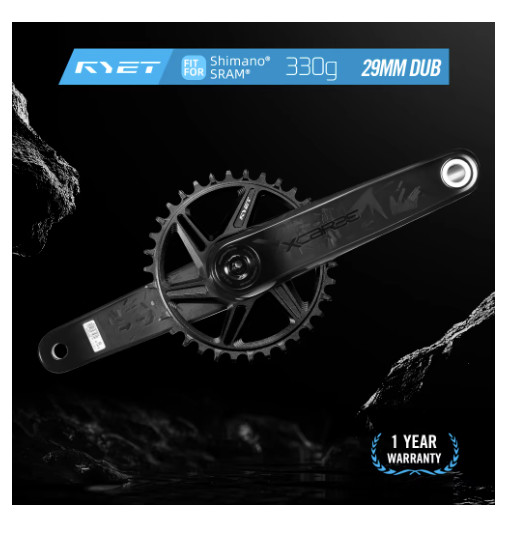 LEXON Carbon MTB Bike Crankset DUB 29mm 170/175mm 32-34T