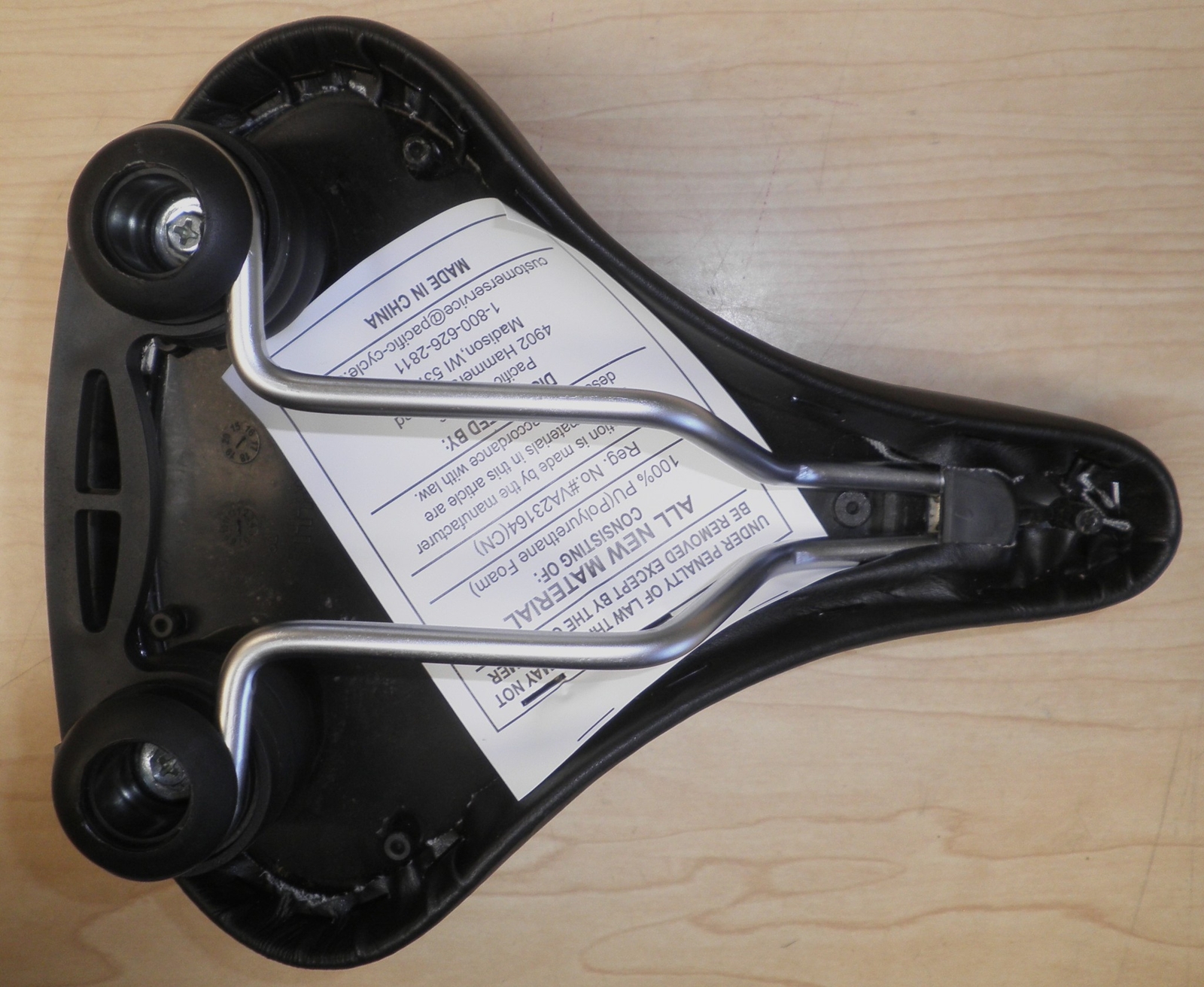 SCHWINN BLACK RUBBER SUSPENSION COMFORT SEAT/SADDLE BIKE PART 181