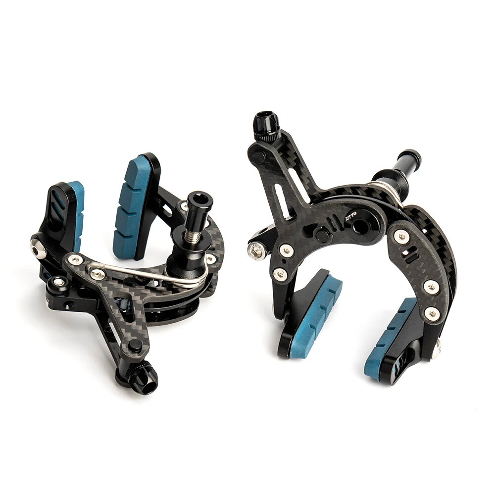 Carbon Fiber Road Bike C Brake Calipers Ultra Light Weight Set Track Race Ztto