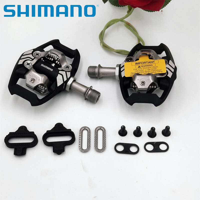 Shimano Deore XT PD-M8020 SPD MTB Trail Pedals Clipless w/ SM-SH51 PD-M8120