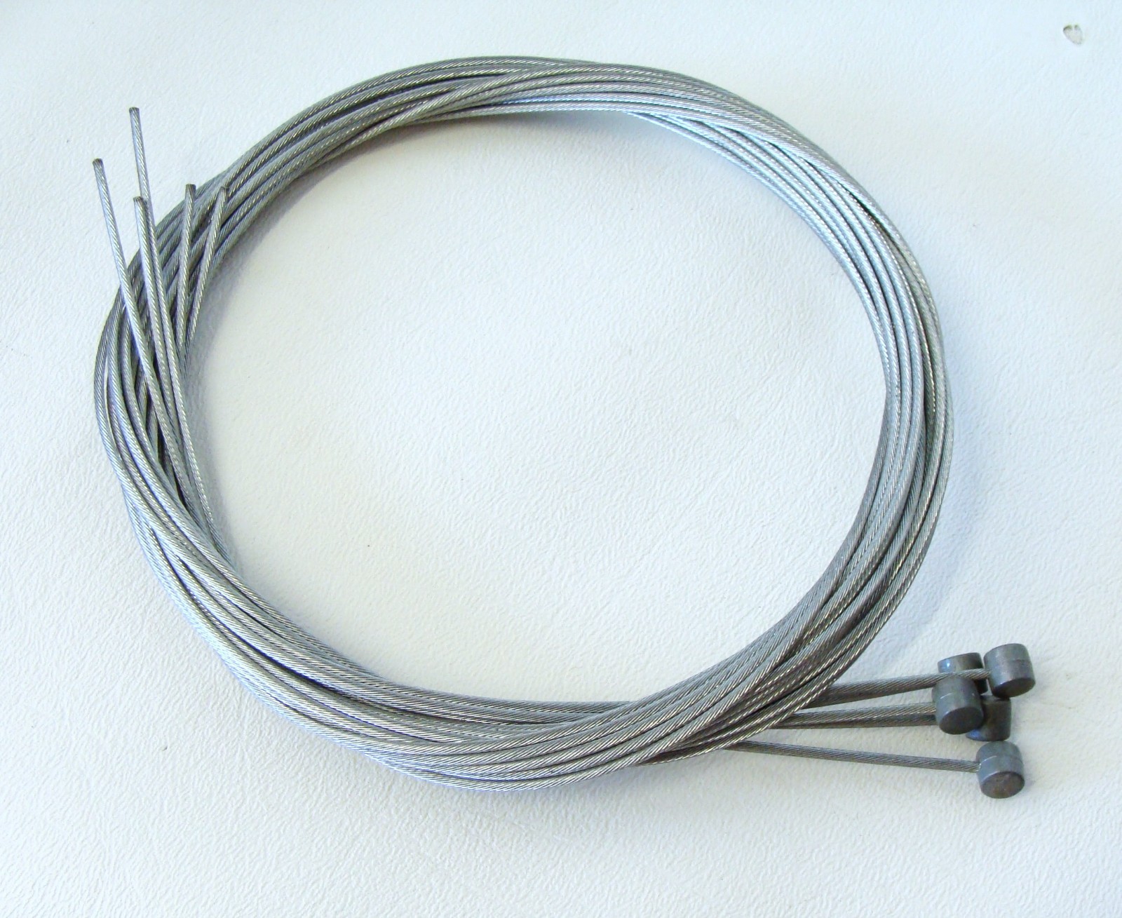 ~ Five (5) New Genuine Shimano MTB Brake Cables 1.6mm x 1700mm Vintage 90’s ~