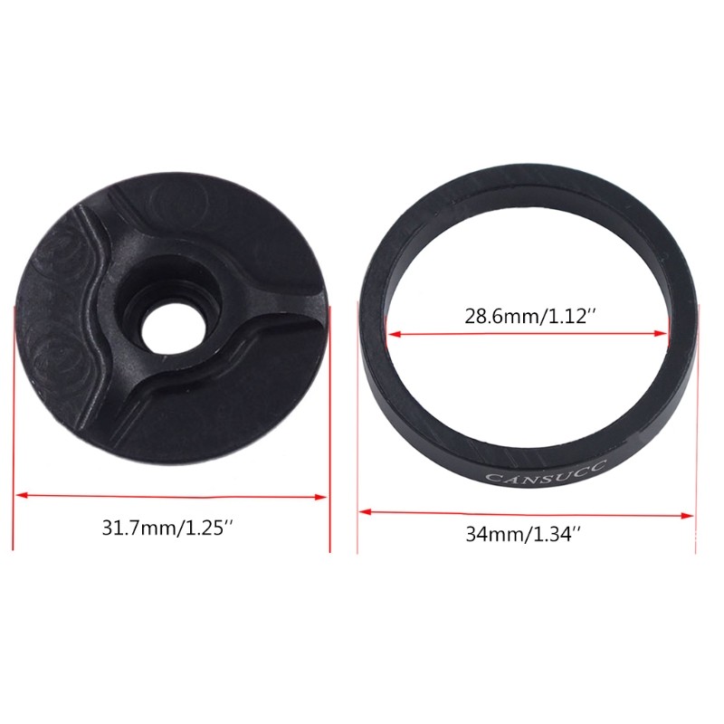 Headset Front Fork Stem Ring Gasket Set 1/8 Inch Headset Spacer