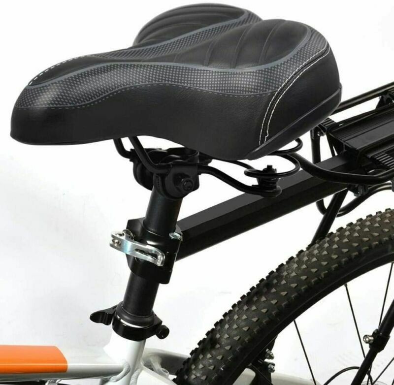 Comfort Wide Bike Seat Big Bum Cushion Soft Pad Mountain Road Bicycle Gel Saddle