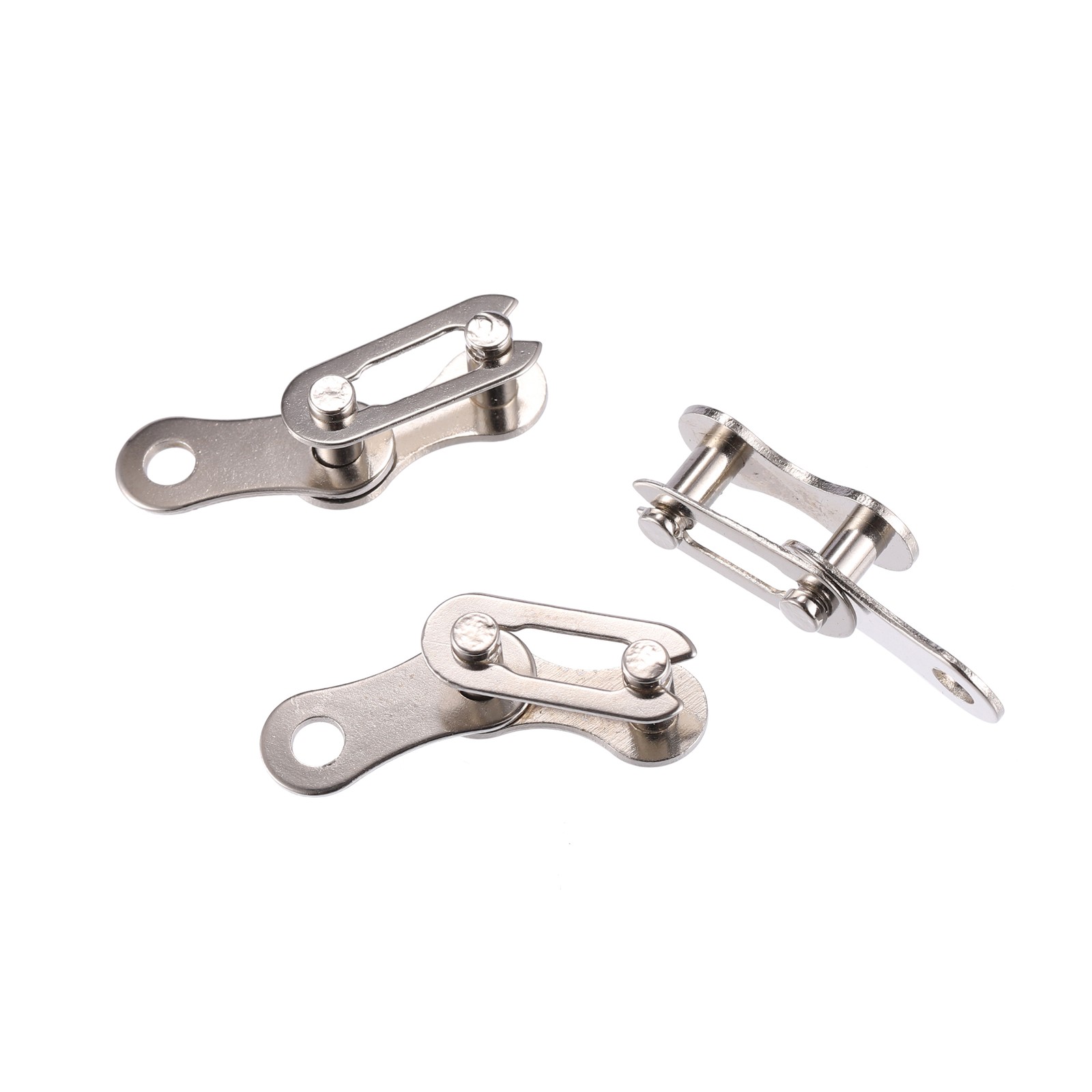 6 Pair Single Speed Silver Tone Chain Master Link Connectors for Bike Bicycle