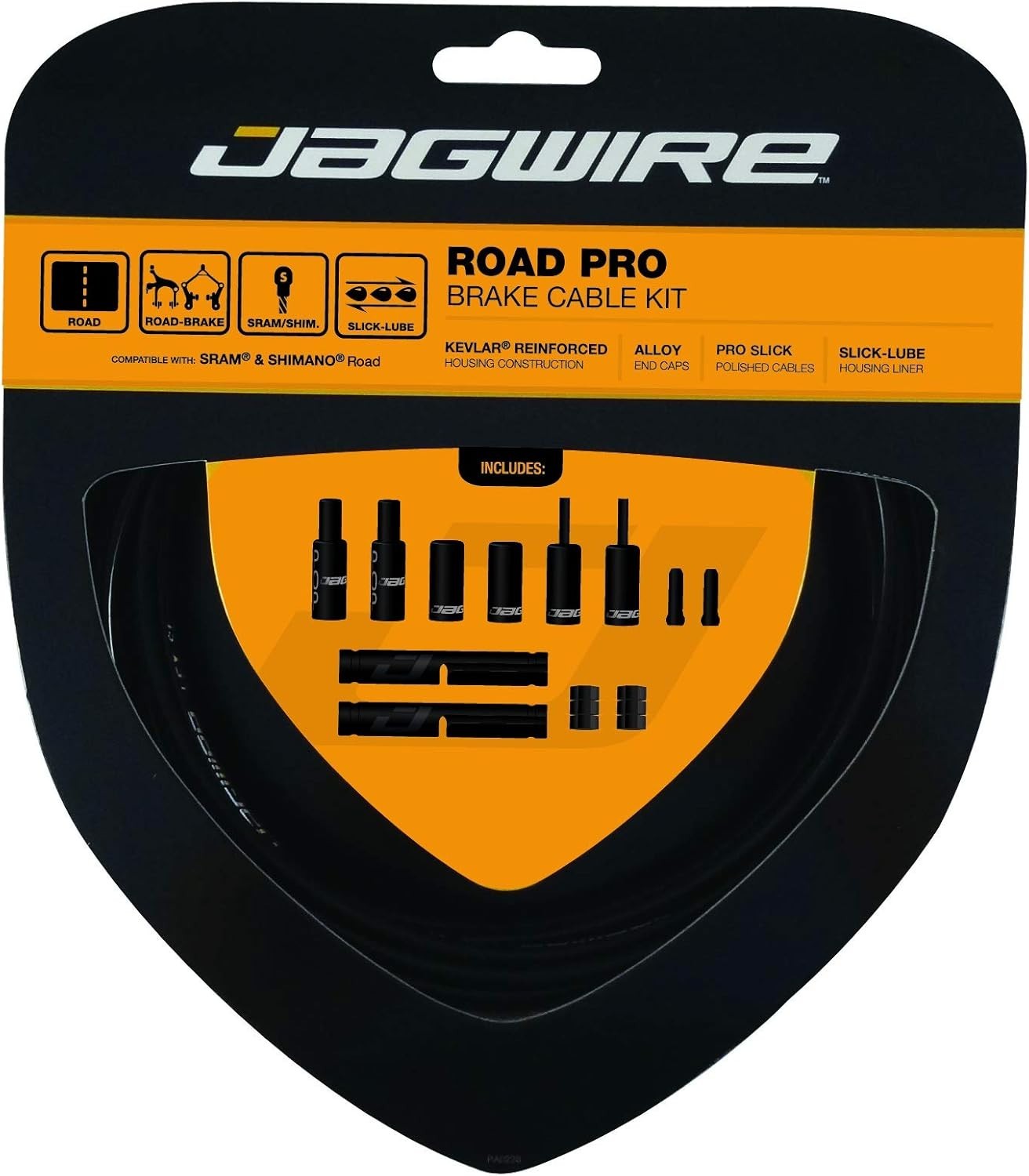 Pro Road Brake Cable Kit, Black, Shimano/SRAM Compatible